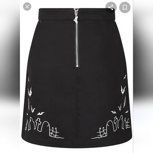 Hell Bunny Cullen Graveyard Mini Skirt